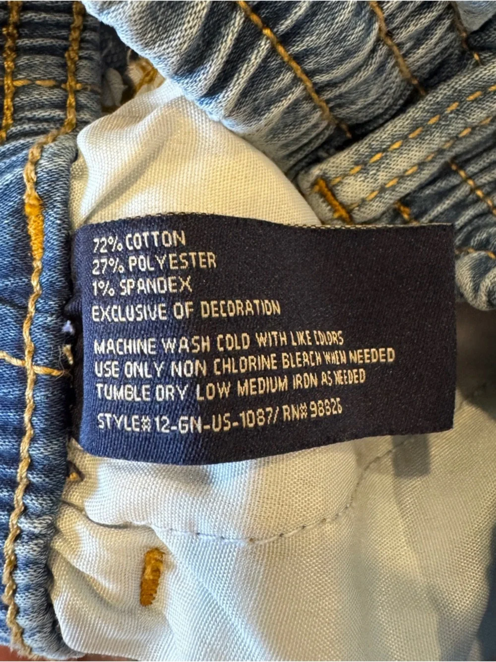 Boys U.S. Polo Assn. Light Blue Denim Shorts with Gold Pony Logo Summer Preppy